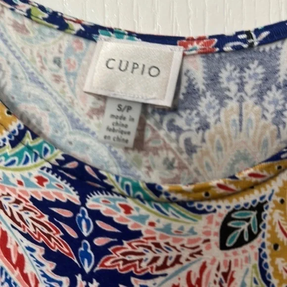 Cupio size S/P Sleeveless multicolor dress - Picture 2 of 6